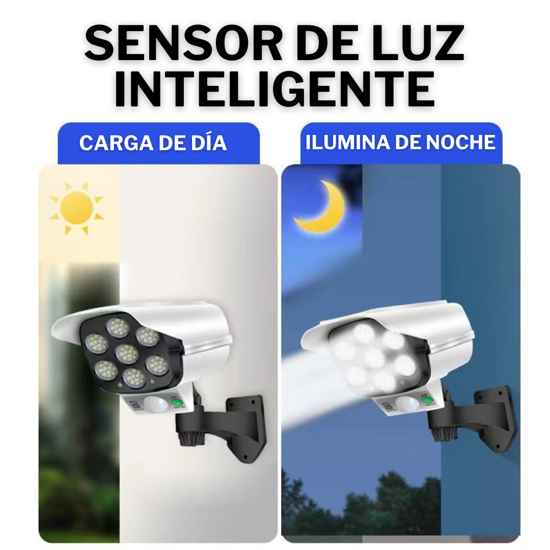 Reflector Solar en forma de cámara - con diseño de camara de seguridad