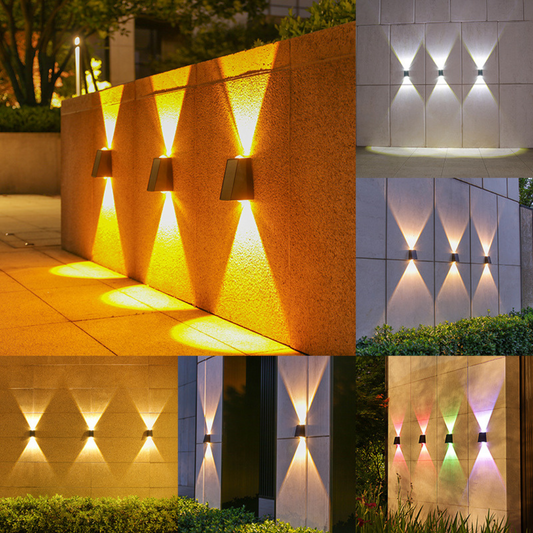 Aplique verticular multicolor- 2 leds