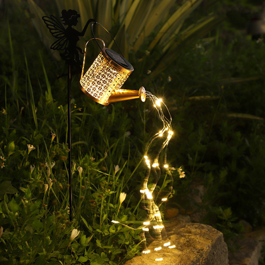 Regadera Solar LED Decorativa – Luz Cálida