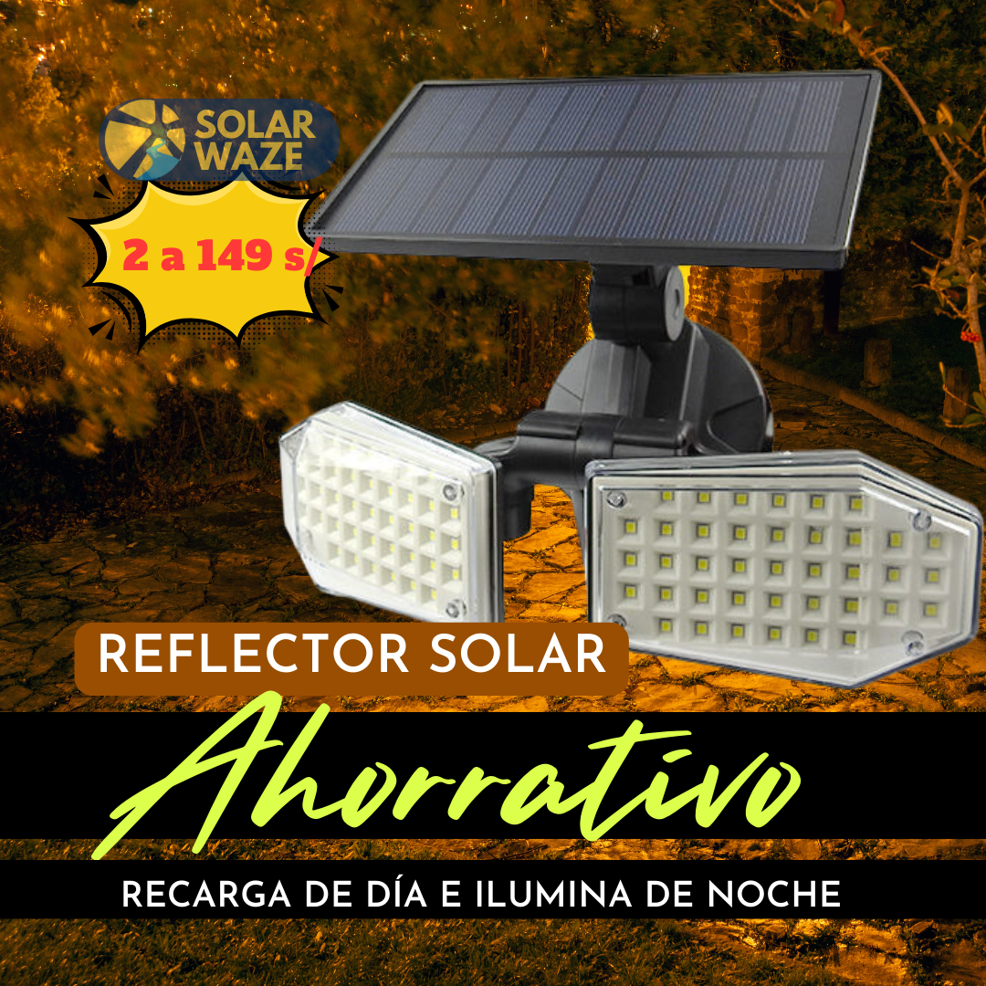 Reflector Solar de 2 cabezales