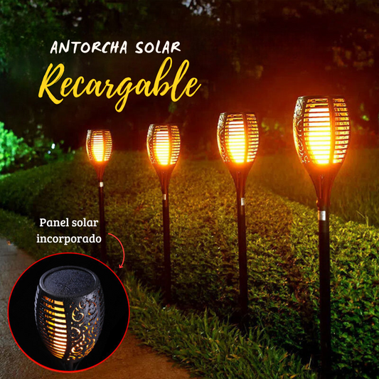 Antorcha Solar LED ¡Llama Viva!