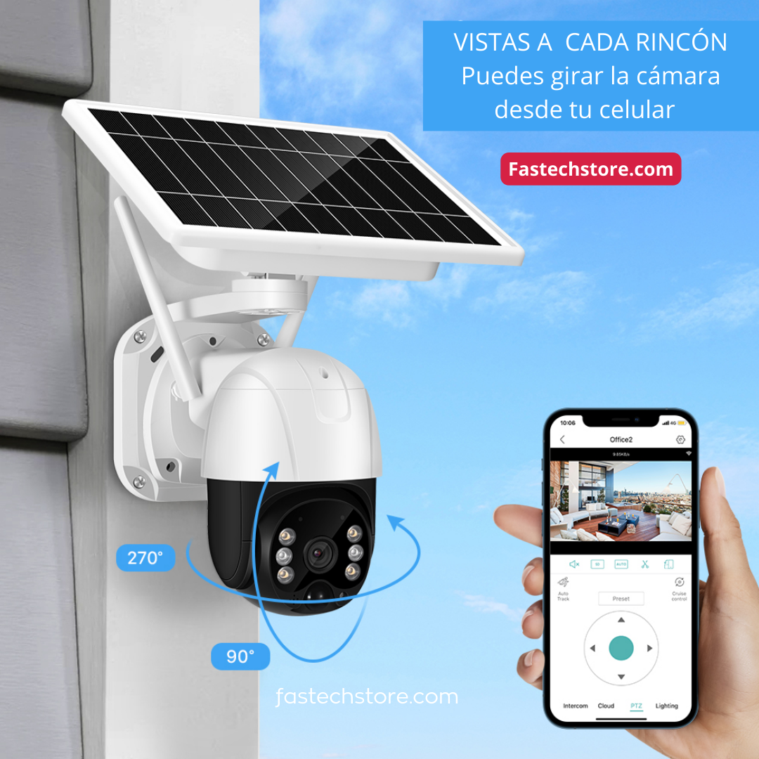 CAMARA SOLAR + WIFI + VISIÓN NOCTURNA