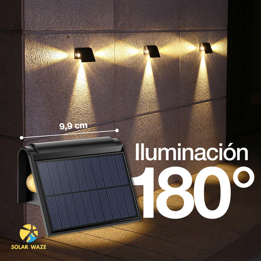 Aplique solar de 3 caras- Cafini°
