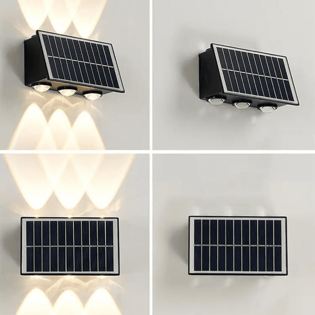 APLIQUE SOLAR  DIFUMINADA- LUZ CÁLIDA Y BLANCA