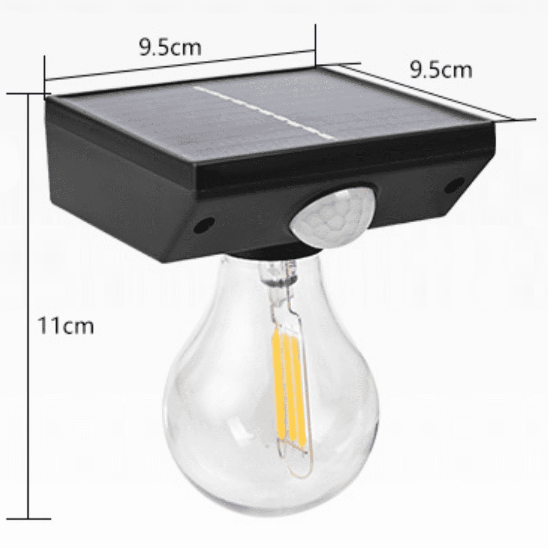 FOCO SOLAR  bombilla de tungsteno   Luz cálida