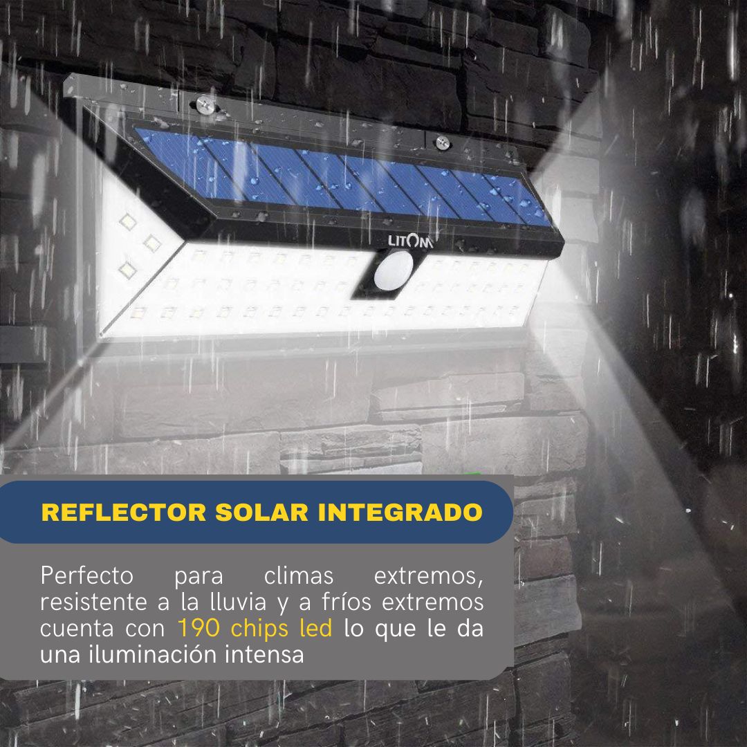 Luz Solar Triangular_ de 190 Leds ( Contra entrega solo LIMA )